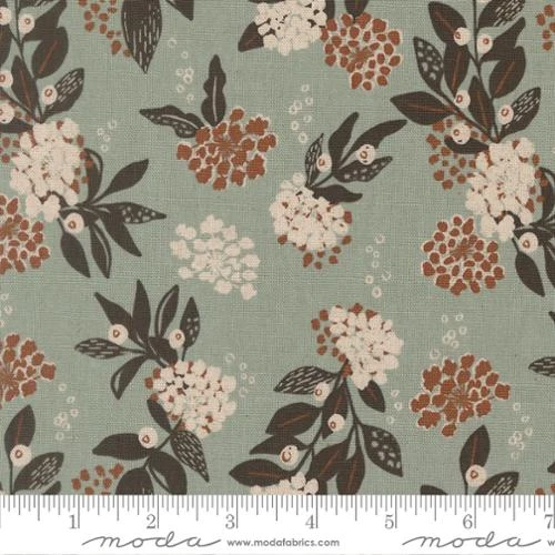 Moda - Linen Mochi - Wellspring - Inflorescence, Storm