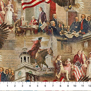 Northcott - Stonehenge America 250 - Independence Hall, Beige