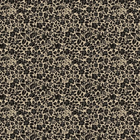 Marcus Fabrics - Modern Classics - Flower Field, Black