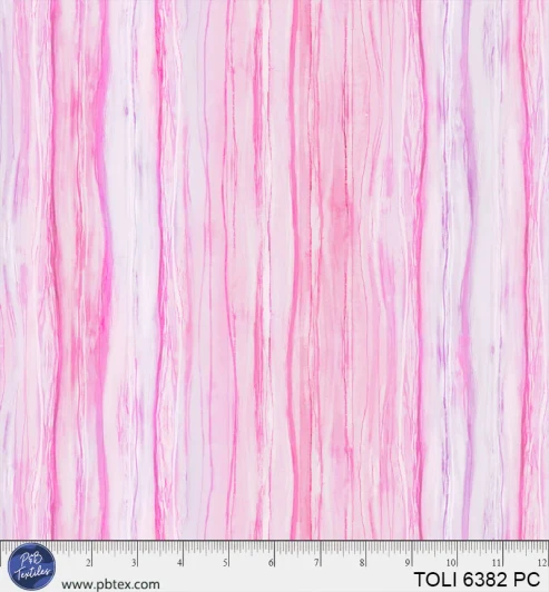 P & B Textiles - Tree of Life - Ombre Water Stripe, Pink
