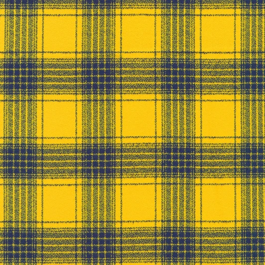 Robert Kaufman - Mammoth Flannel - Game Day, Maize