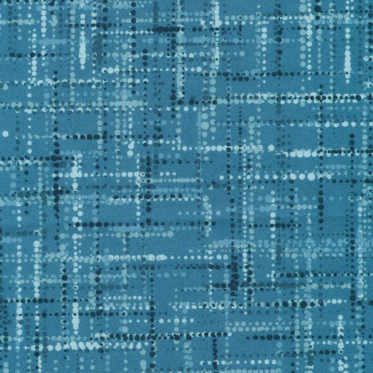 Robert Kaufman - Bundle Up Flannel - Abstract Lines, Denim