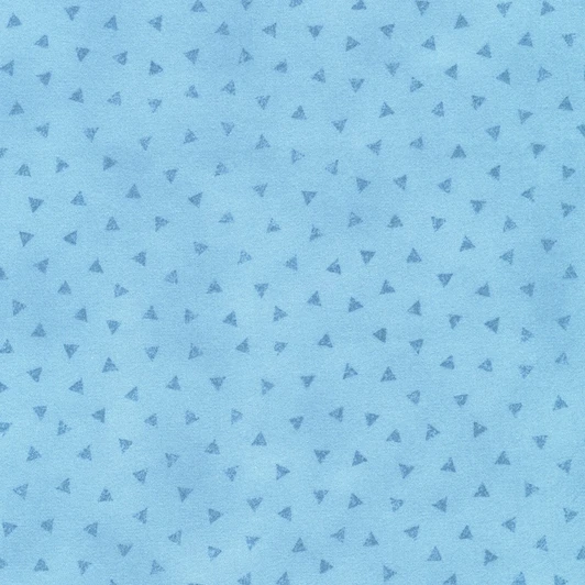 Robert Kaufman - Bundle Up Flannel - Triangles, Sky