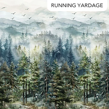 Northcott - Altitude - Ombre Running Yardage, Blue