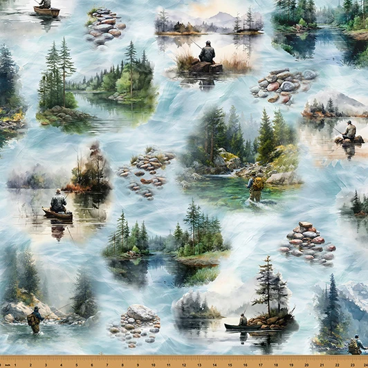 Hoffman California - Rise and Cast - Fishing Scenic, Lake