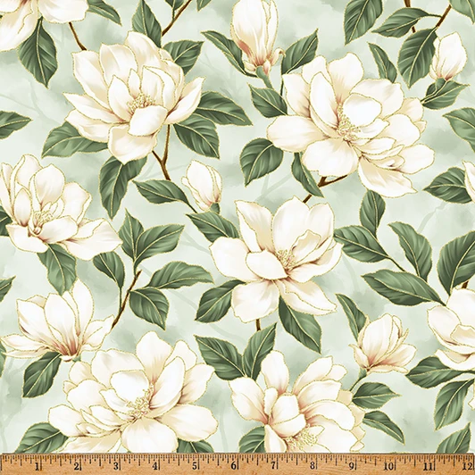 Hoffman California - Ornament Grove - Magnolias, Eucalyptus/Gold