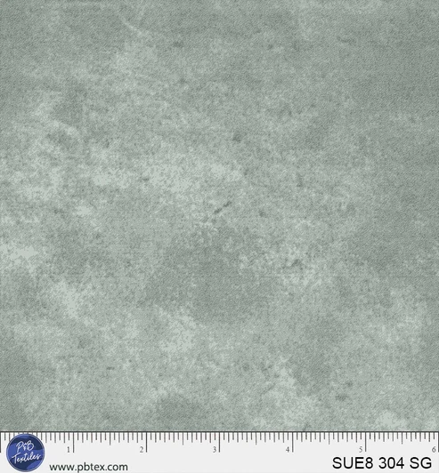 P & B Textiles - Suede 8 - Blender, Silver/Gray