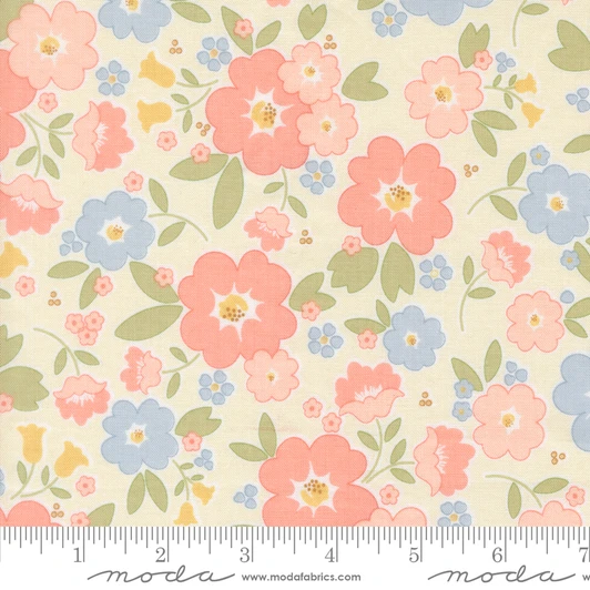 Moda - Handmade Sweetness - Vintage Blooms Floral, Porcelain