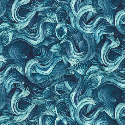 Robert Kaufman - Ocean Fantasy - Water Swirls, Storm