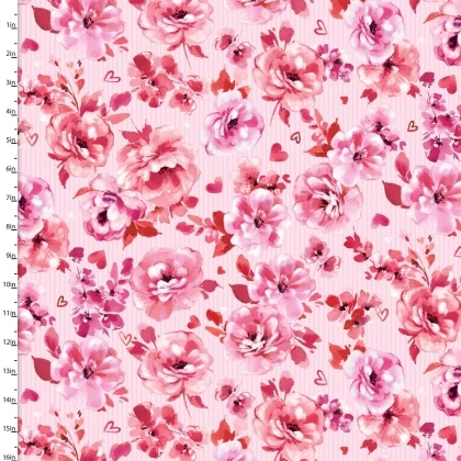 3 Wishes - True Love - Pretty In Pink Blooms, Pink