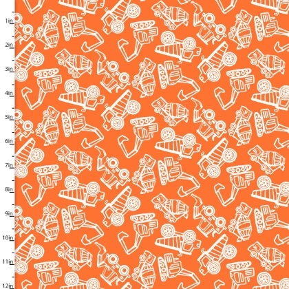 3 Wishes - Dump, Dig & Rumble Flannel - Haul and Hustle, Orange