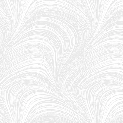 Benartex Basics - 108" Wave Texture Flannel, White