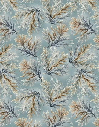 Benartex Kanvas - Coastal Escape - Coastal Coral, Ocean