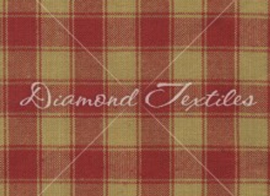 Diamond Textiles - Country Homespuns - Medium Check, Red
