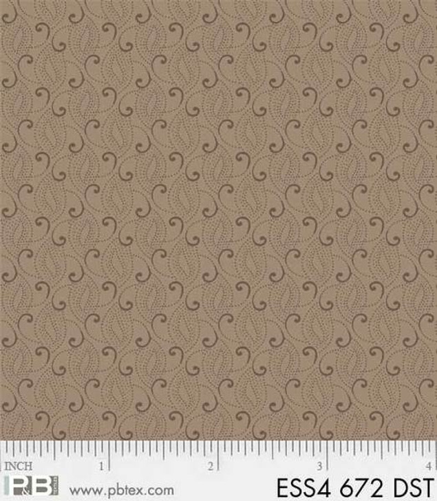 P&B Textiles - Bear Essentials 4 - Paisley, Taupe