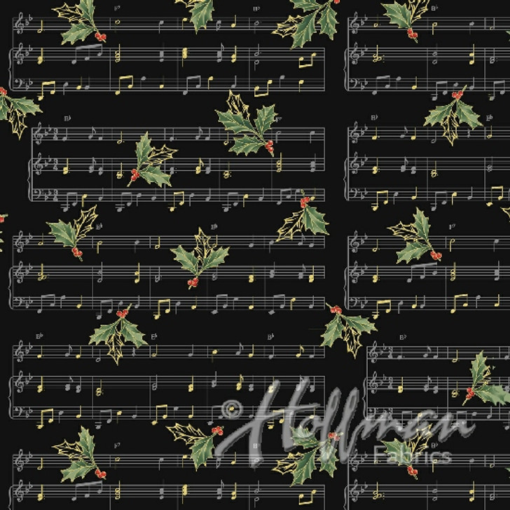 Hoffman California - Cardinal Carols - Song Sheet, Black