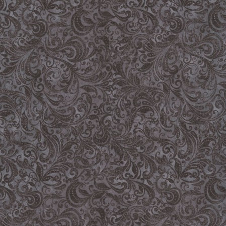 Timeless Treasures - Belle - Delicate Filigree, Grey