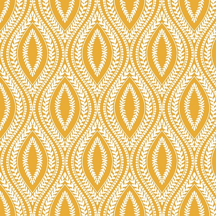 Quilting Treasures - Hideaway - Carino Geometric, Gold