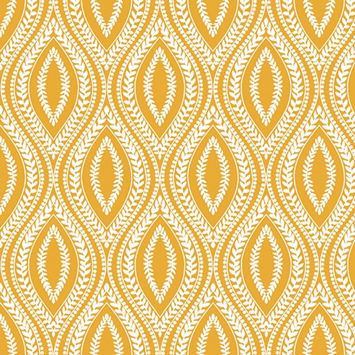 Quilting Treasures - Hideaway - Carino Geometric, Gold