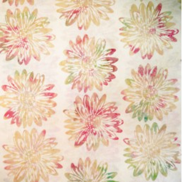 Parkside - Batiks by Mirah - Large Blooms, Bertha Pink