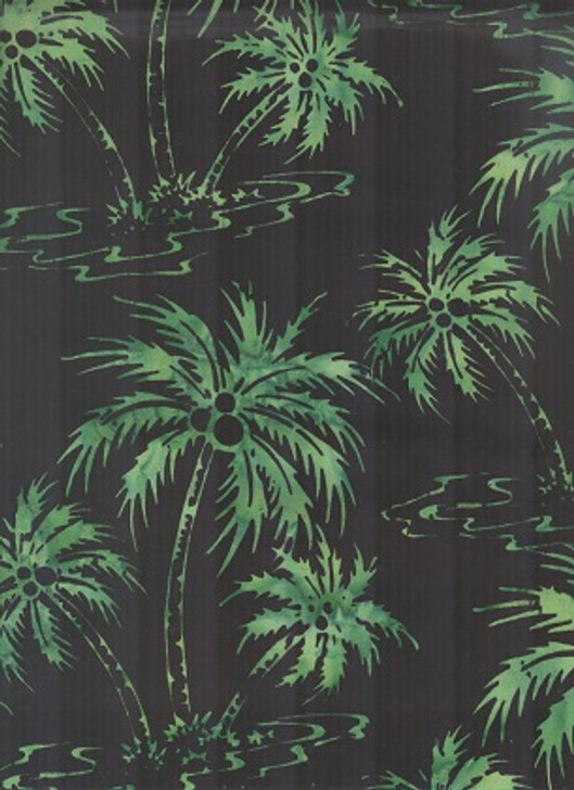 Parkside - Batiks by Mirah - Palm Trees, Peapod