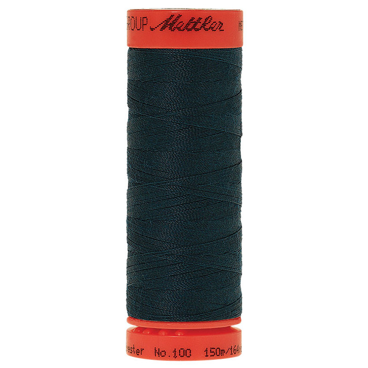 Mettler Metrosene - 164 yds - 50wt - All Purpose Thread #100, Dk Greenish Blue