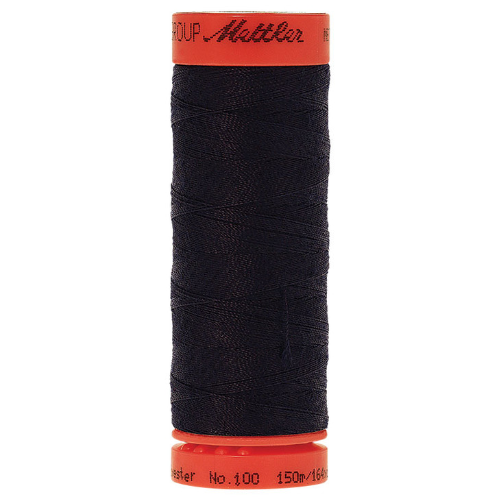 Mettler Metrosene - 164 yds - 50wt - All Purpose Thread #100, Darkest Blue