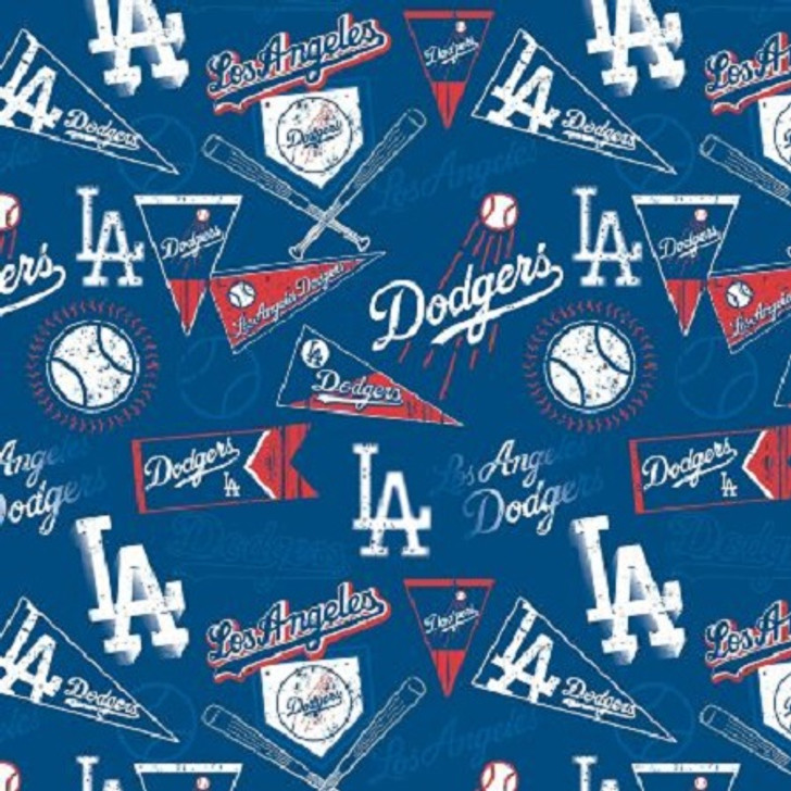 Fabric Traditions - MLB - Los Angeles Dodgers - Banners, Blue