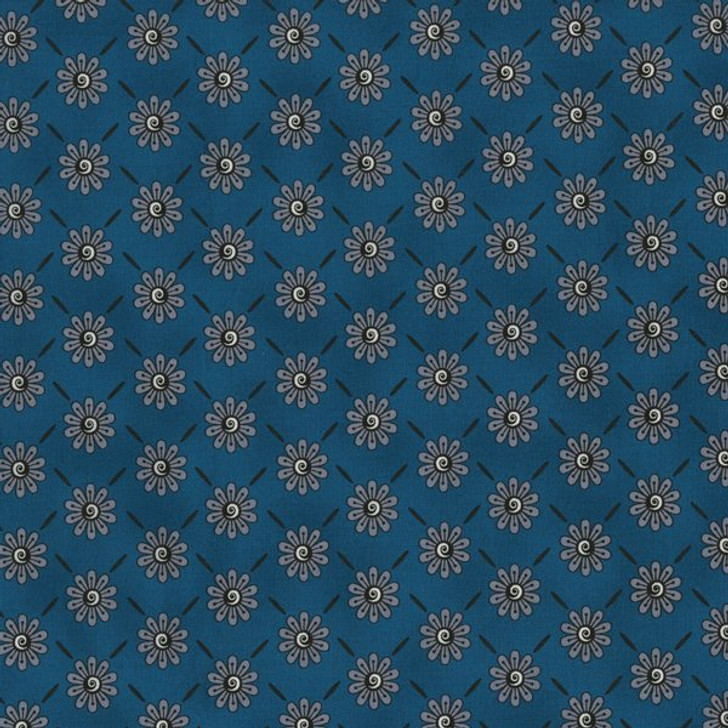 RJR - Ink Blossom 2 - Daisy Diamond Plate, Teal