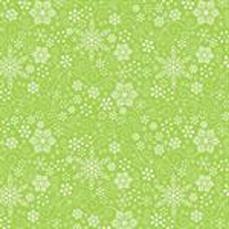 Contempo - Mulberry Lane - Snowflake, Green