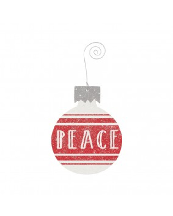 Ornament - Bulb, Peace