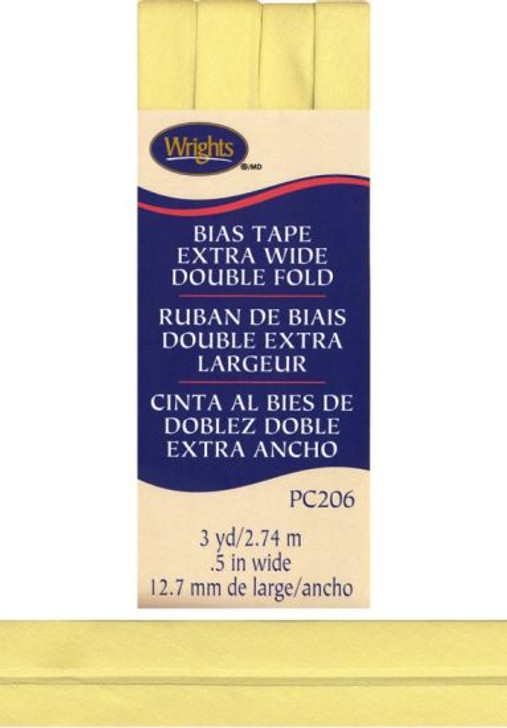Double Fold Extra Wide Bias Tape - Baby Maize