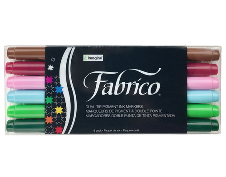 Fabric Pen Markers - Arboretum - Set of 6, Multi Color