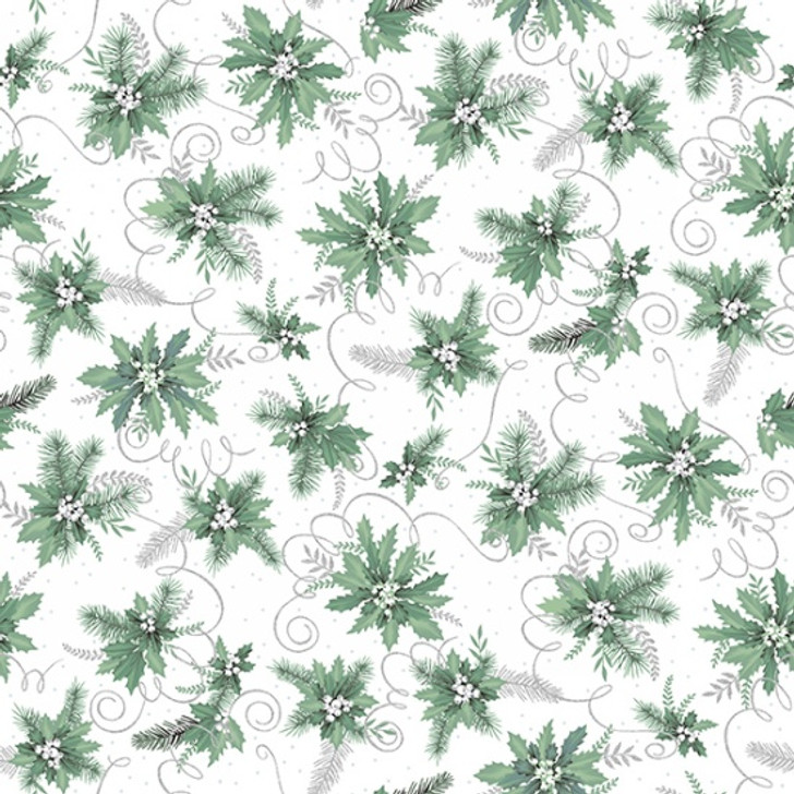 Hoffman California - Frosted Flight - Green Holly, Silver