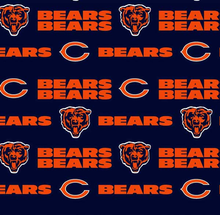 Fabric Traditions - NFL - Chicago Bears, Navy