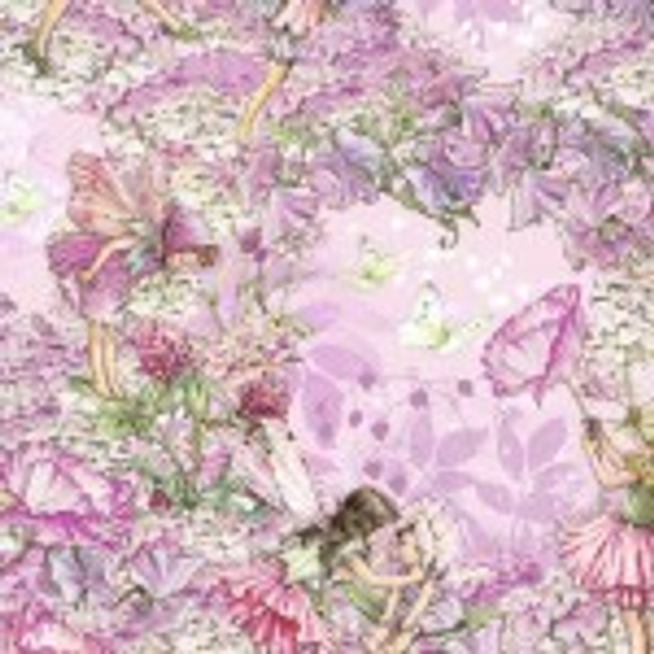 Michael Miller - Petal Flower - Fairies, Pink