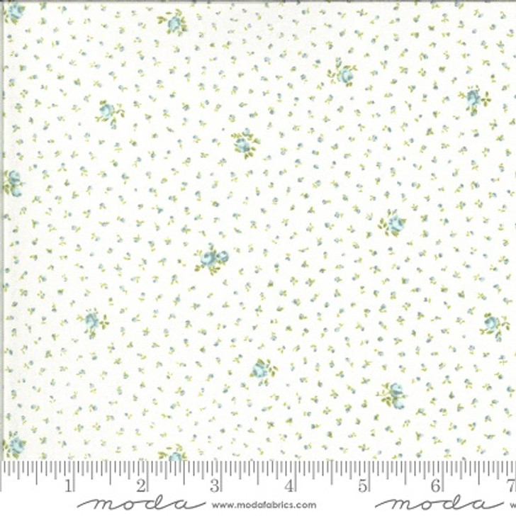 Moda - Dover - Little Floral, Sea Glass