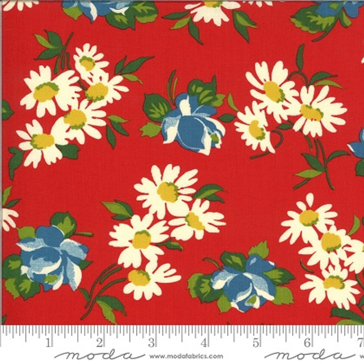 Moda - Its Elementary - Floral, Red