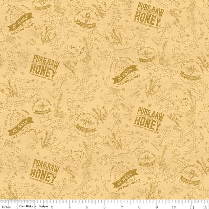 Riley Blake - Bee's Life - Honey-Themed Images, Honey