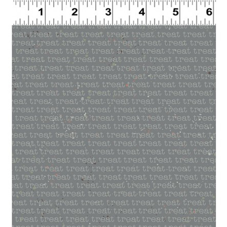 Clothworks - Snarky Cats - Treat Words, Dk Pewter