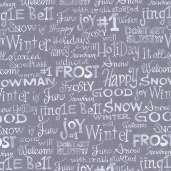 Paintbrush Studio - Snow Family Chirstmas - White Words, Gray