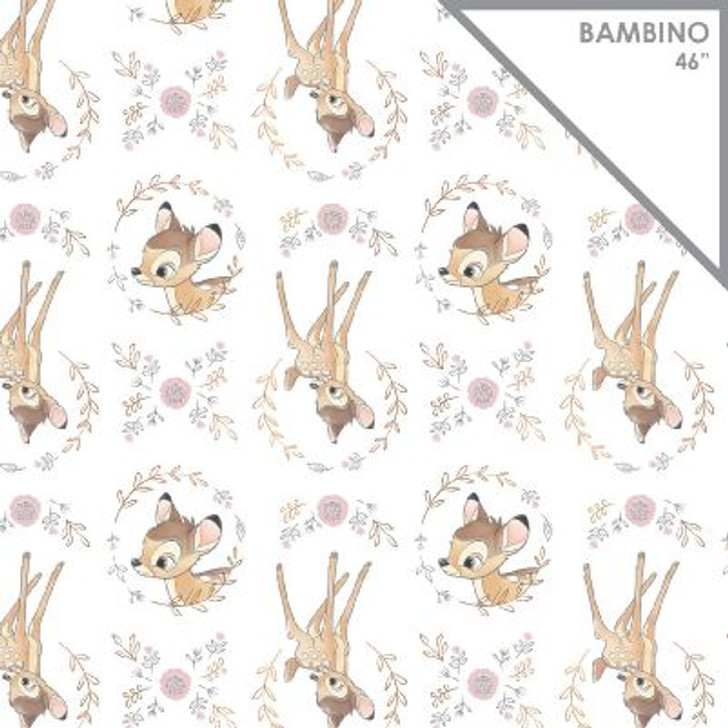 Camelot - Bambi - Double Gauze - Sweet Bambi, White