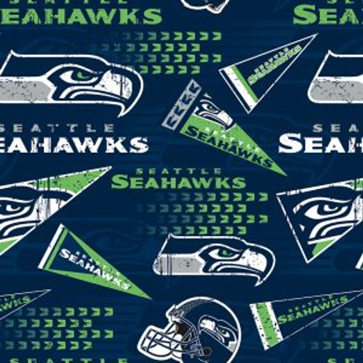 Fabric Traditions - NFL - Seattle Seahawks - Banners, Navy