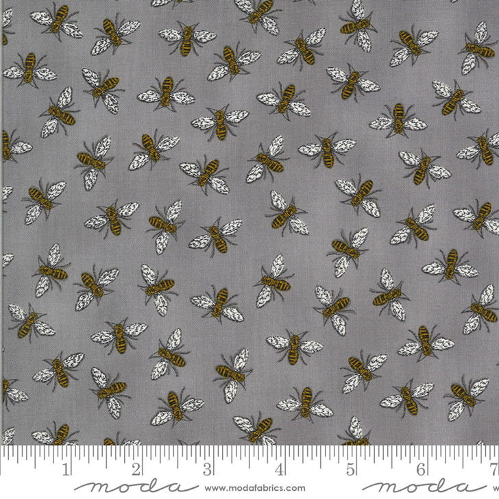 Moda - Bee Grateful - Buzz, Pebble Grey