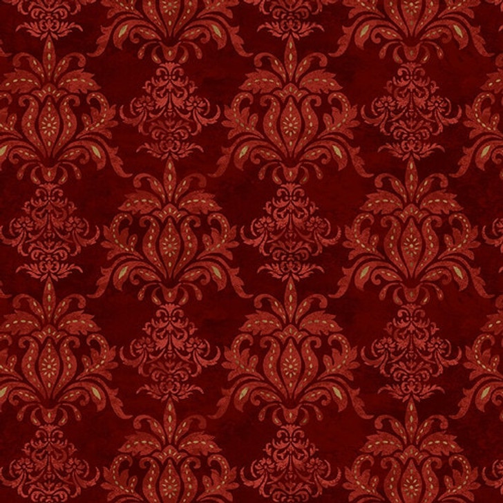 Studio E - Le Poulet - Damask, Red