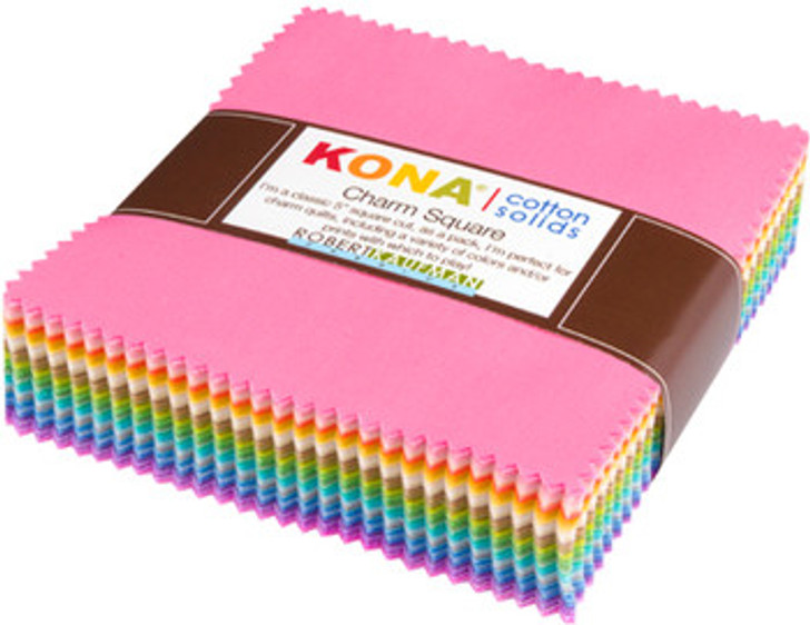 Robert Kaufman - Charm Squares - Kona Cotton - Pastel 101 Palette