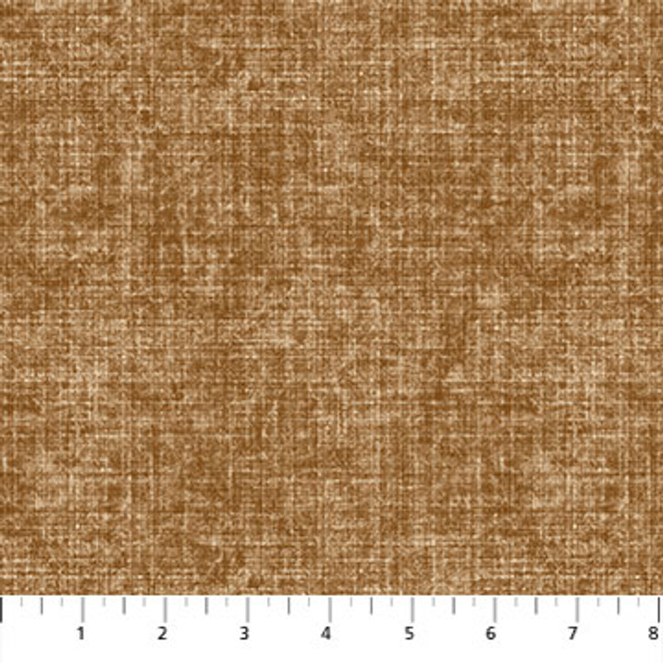 Northcott - City Lights - Linen Texture, Rust