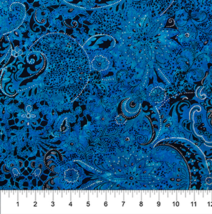 Northcott - Banyan Batiks - Lustre, Pearl Blue