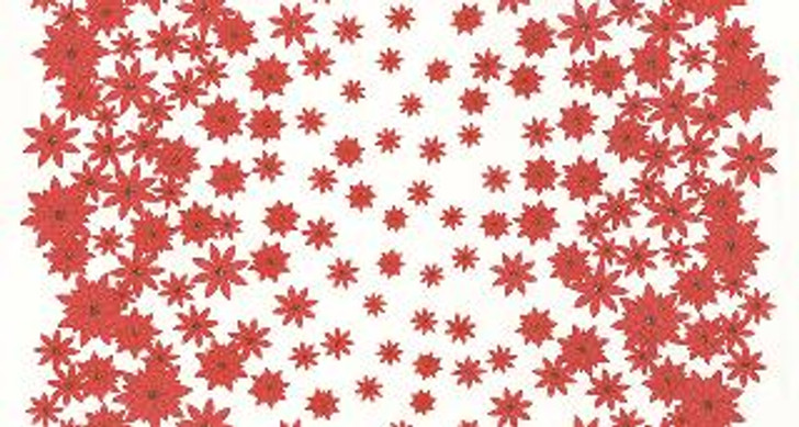 Moda - Winters Lane - Poinsettas, Snow