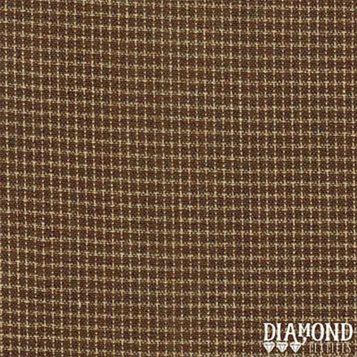 Diamond Textiles - Faded Memories Homespuns -Mini Grid, Brown